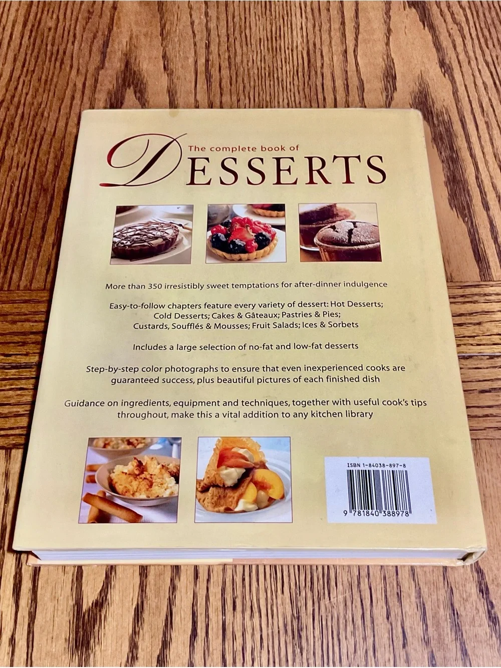 'The Complete Book of Desserts' by Martha Day Hardcover